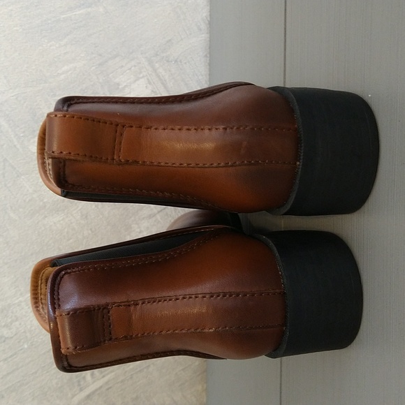 Steve Madden, brown leather and black ankle high boots, size 6, NWT, womens - Picture 3 of 7